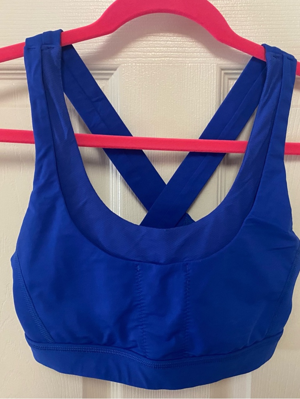 Women's Blue high impact Lulu Lemon Sports Bra